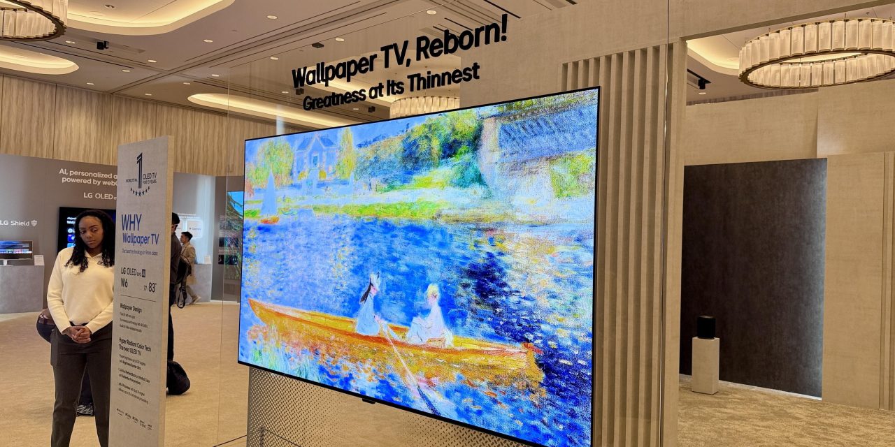 LG W6 Wallpaper TV: Layar OLED Super Tipis Seperti Poster Viral