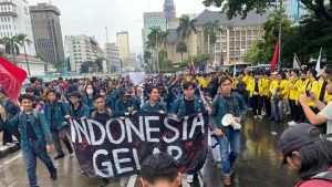 Aksi BEM Mahasiswa Di Jakarta Soroti Rupiah Dan Evaluasi MBG