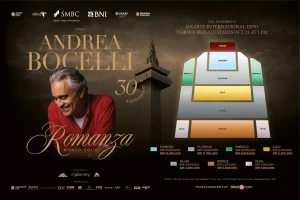 Presale Tiket Konser Andrea Bocelli Di Indonesia Resmi Dibuka