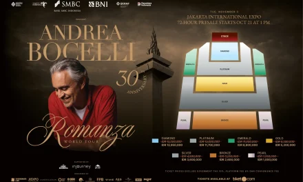 Presale Tiket Konser Andrea Bocelli Di Indonesia Resmi Dibuka