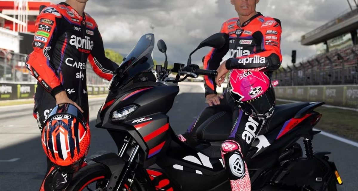 Aprilia SR GT 200 Replica Tampil Dengan Livery Factory Racing