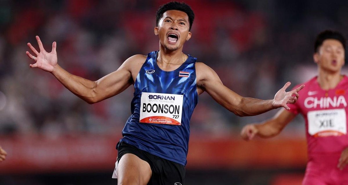 Puripol Boonson Bawa Pulang Emas 200m Putra Di Aichi-Nagoya