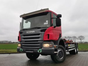 Scania P360-B 6x4 Euro 5 Tebar Fitur Driver Support Irit Bensin